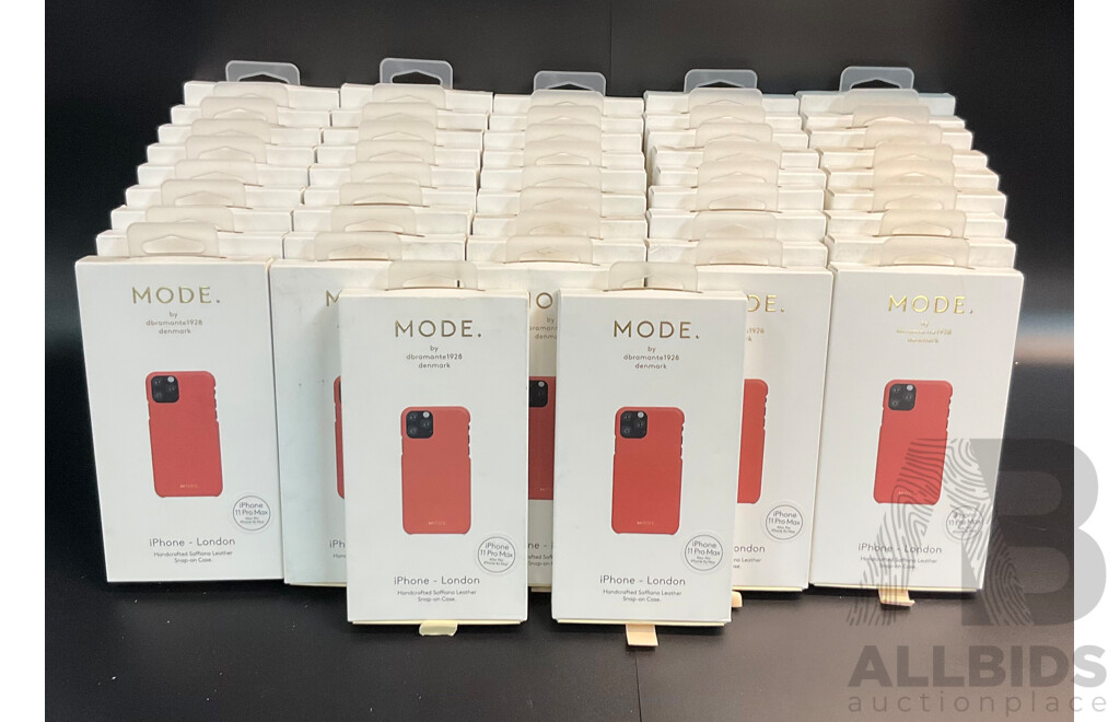 MODE London Phone Case for IPhone 11 Pro Max - Lot of 47 - Estimated Total ORP$ 1,500.00