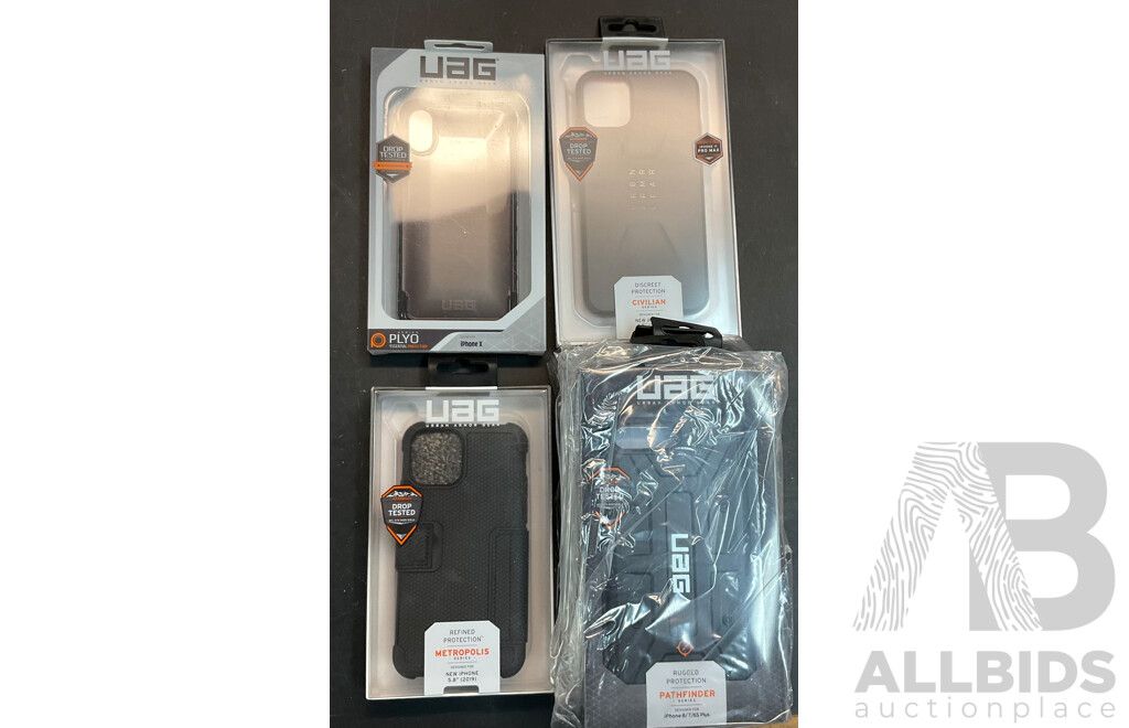 3SixT, TECH21, UAG & Assorted of Phone Case and Screen Protector for IPHONE