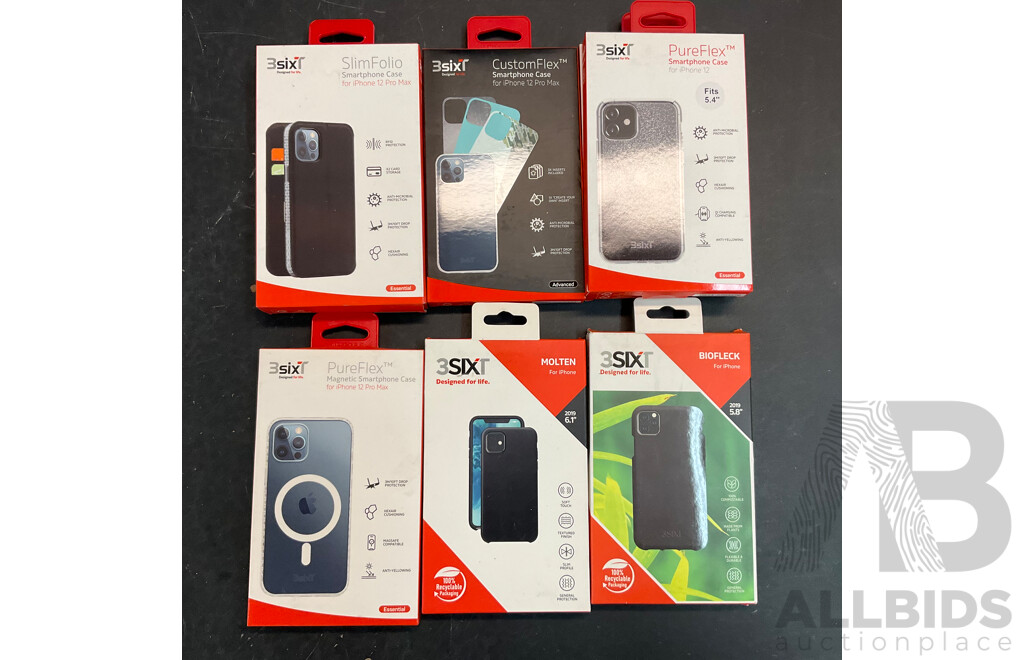 3SixT, TECH21, UAG & Assorted of Phone Case and Screen Protector for IPHONE