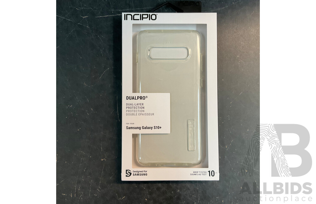 INCIPIO Phone Case for Samsung Galaxy S10 + & Note 10 + - Lot of 56