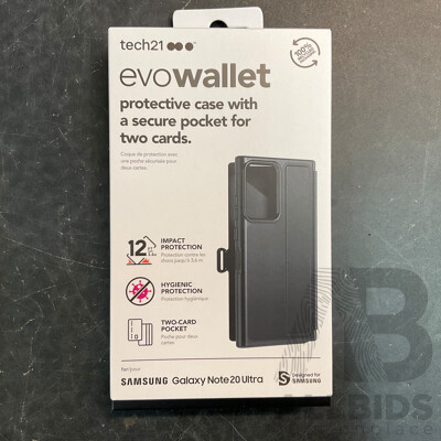 TECH21 EvoWallet Phone Case for Galaxy Note20 Ultra - Lot of 70