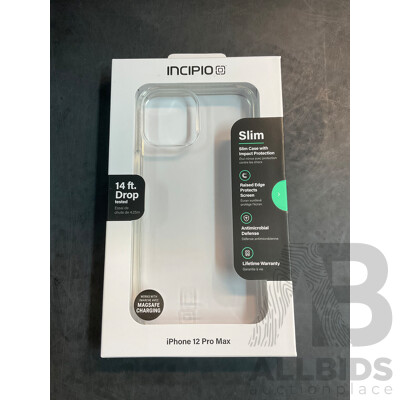 INCIPIO IPhone 12 Pro Max Phone Cases - Lot of 103