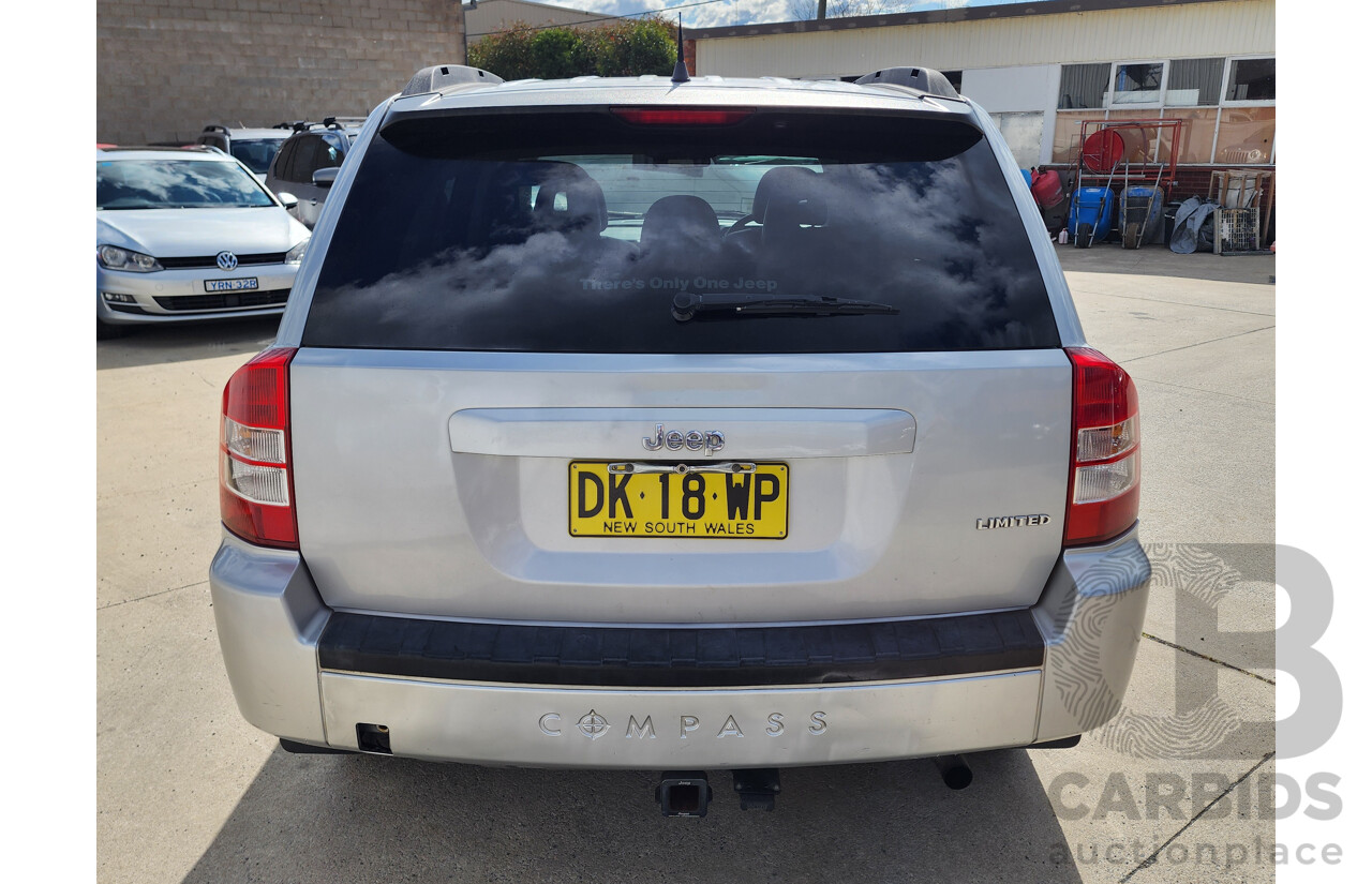 2/2008 Jeep Compass Limited MK 4d Wagon Silver Or Chrome 2.4L