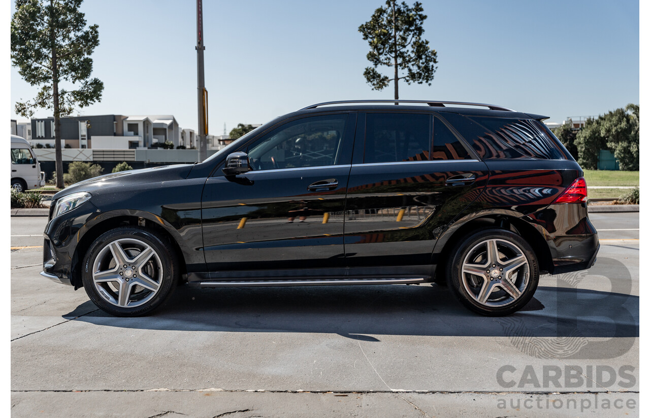 11/2016 Mercedes Benz GLE250d AMG Package (AWD) 166 4d Wagon Obsidian Black Turbo Diesel 2.1L