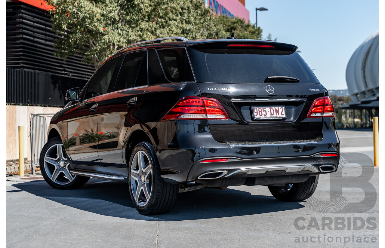 11/2016 Mercedes Benz GLE250d AMG Package (AWD) 166 4d Wagon Obsidian Black Turbo Diesel 2.1L