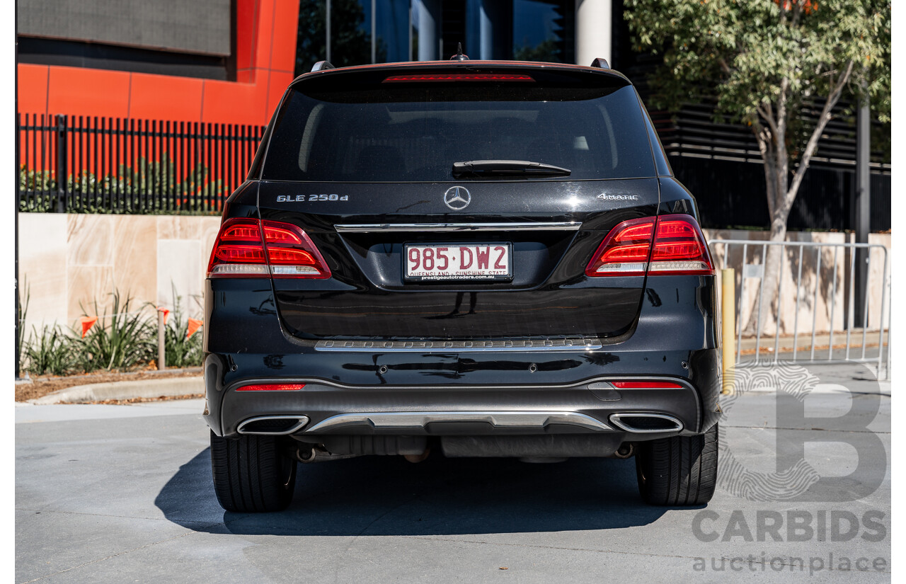 11/2016 Mercedes Benz GLE250d AMG Package (AWD) 166 4d Wagon Obsidian Black Turbo Diesel 2.1L