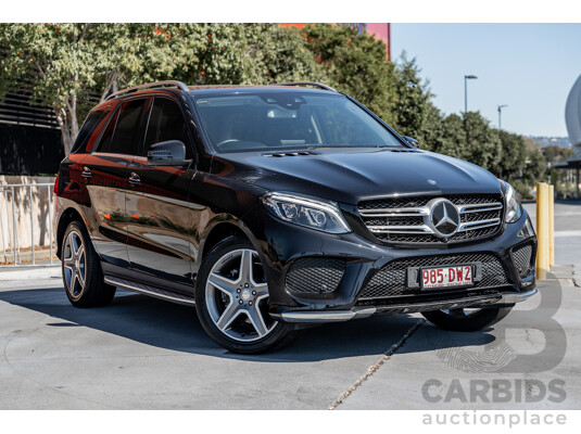 11/2016 Mercedes Benz GLE250d AMG Package (AWD) 166 4d Wagon Obsidian Black Turbo Diesel 2.1L