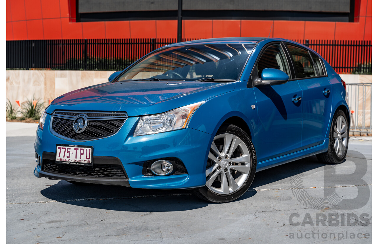 1/2013 Holden Cruze SRi-V JH Series 2 MY14 5d Hatchback Perfect Blue Metallic Turbo 1.4L