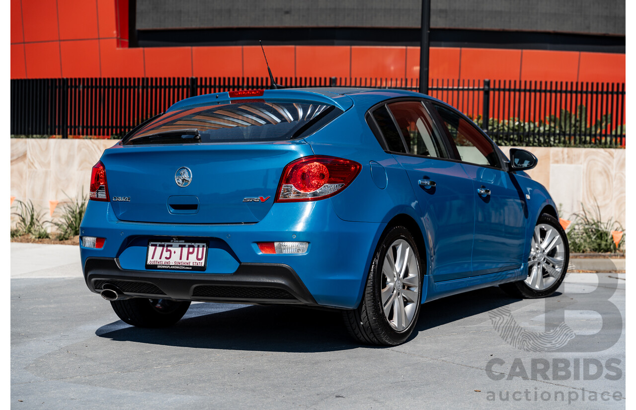 1/2013 Holden Cruze SRi-V JH Series 2 MY14 5d Hatchback Perfect Blue Metallic Turbo 1.4L