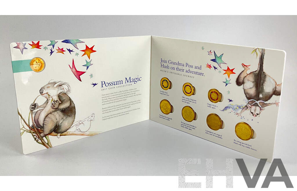 Australian RAM 2017 Possum Magic UNC Eight Coin Set