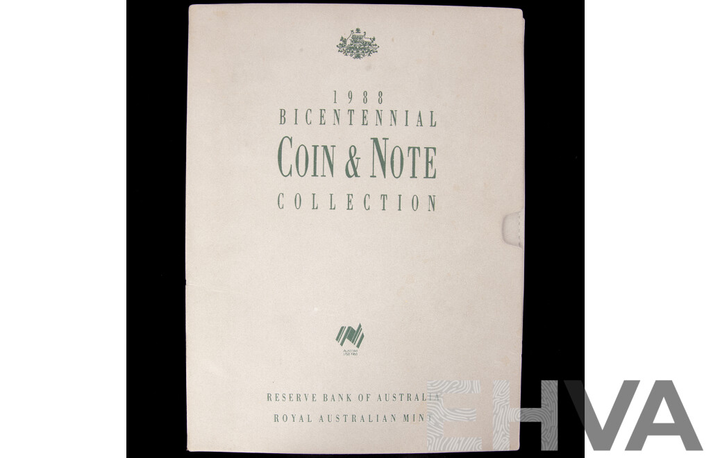 Australian RAM 1988 Coin and Note Collection Folder