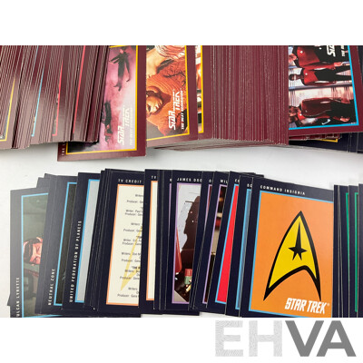 Star Trek Master Series Trading Cards with 1991 25th Anniversary Series One and Two