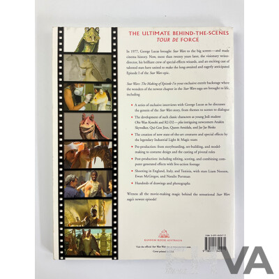Star Wars The Making of Episode 1 The Phantom Menace Book