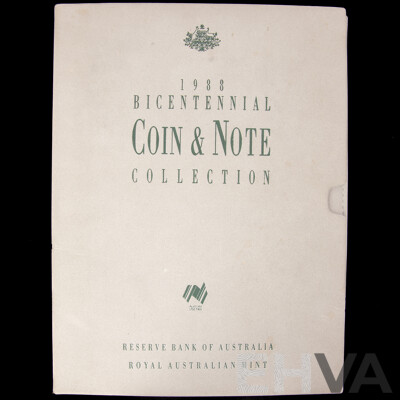 Australian RAM 1988 Coin and Note Collection Folder