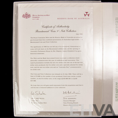 Australian RAM 1988 Coin and Note Collection Folder
