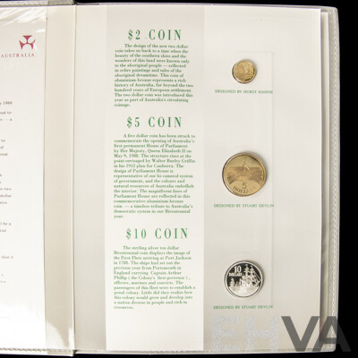 Australian RAM 1988 Coin and Note Collection Folder
