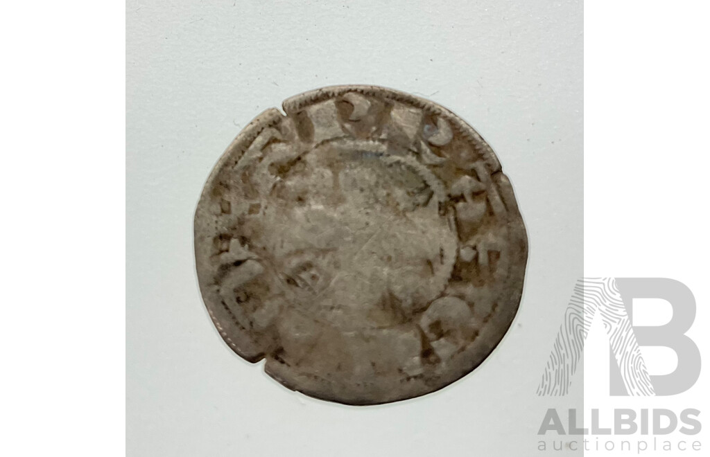 France 1180-1223 One Silver Denier Coin, Philip II Augustus