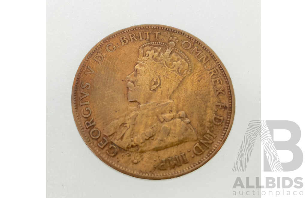 Australian 1925 KGV Penny