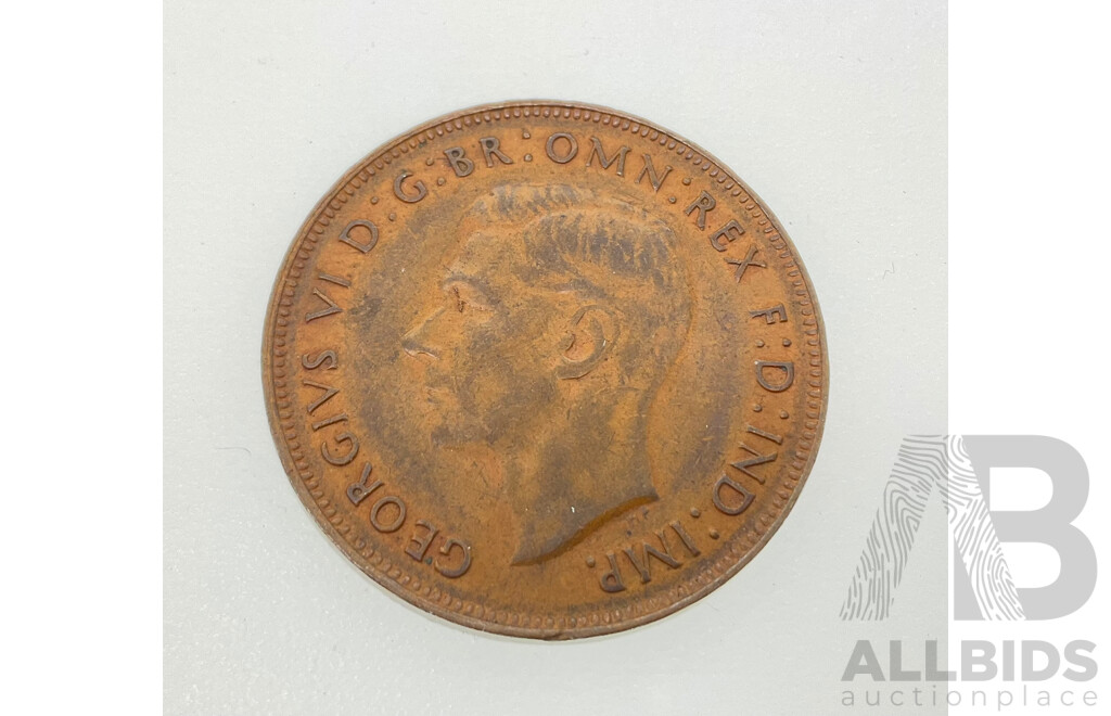Australian 1946 KGVI Penny