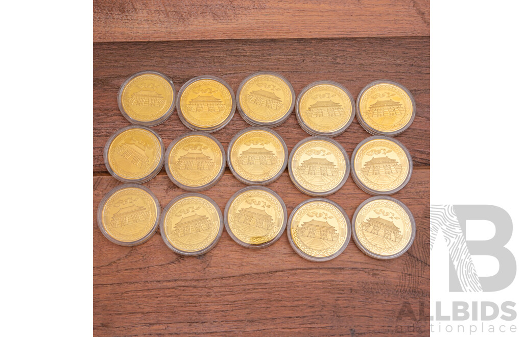 Chinese Lunar Year of the Snake Fifteen Coin Set