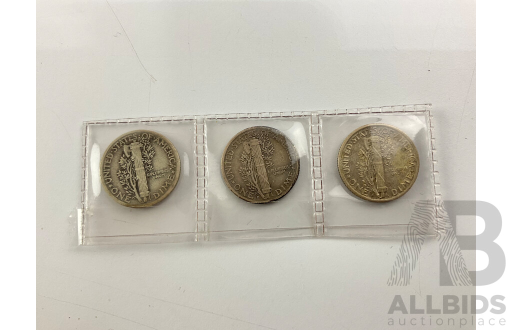 Australian 1921 Silver Star Shilling, Two 2024 One Dollar Coins 'Bluey Bucks' , 2021 Two Dollar Indigenous Service, New Zealand 1933 Silver Florin, Three USA 1941 Silver Dimes, Novelty Bitcoin Note and Coin