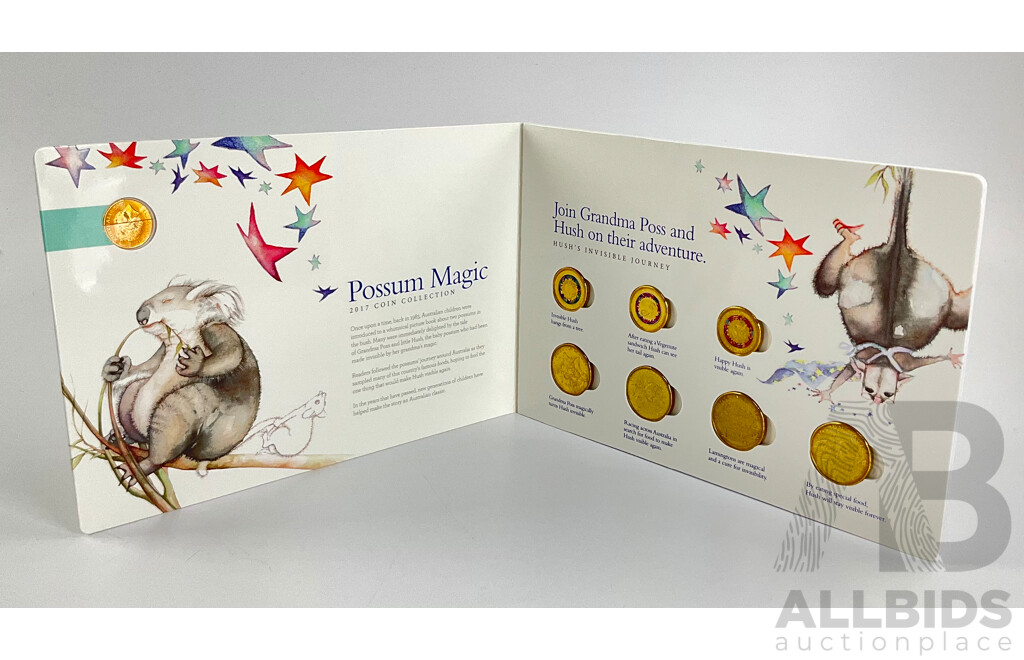 Australian RAM 2017 Possum Magic UNC Eight Coin Set