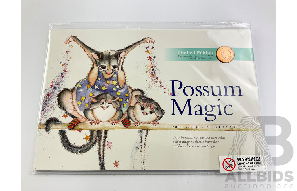 Australian RAM 2017 Possum Magic UNC Eight Coin Set