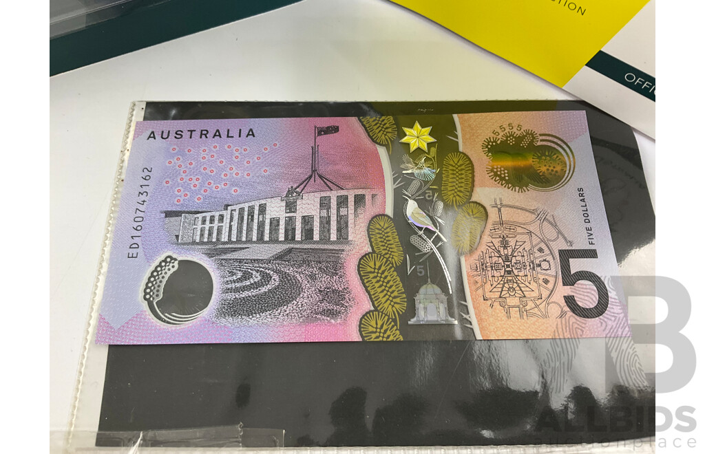 Australian Silver Predecimal Coins, Three Florins, Three Shillings, Four 2023/24 AFL One Dollars, 2016 Five Dollar Next Gen Fraser/Evans, 2016 Olympic Coin Set