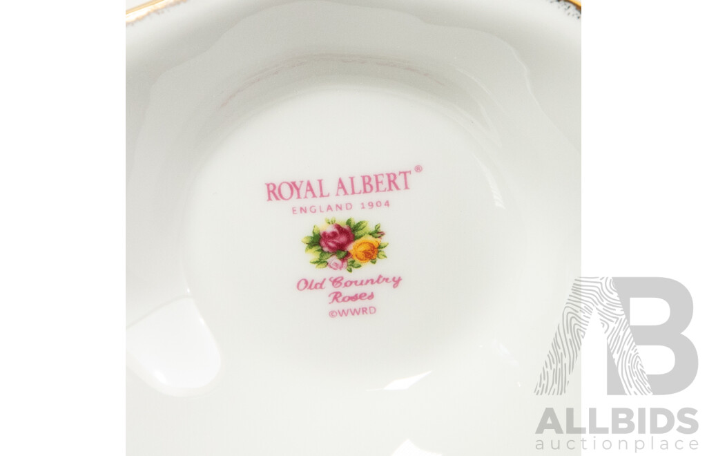 Royal Albert Porcelain Vase in Old Country Roses Pattern in Original Box