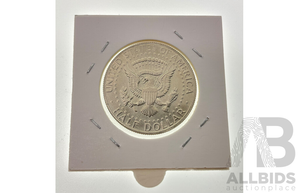 USA 1966 UNC Silver Kennedy Half Dollar .400