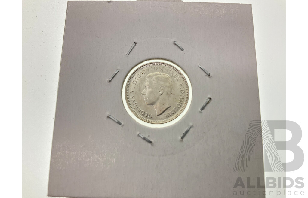 Australian 1944 Silver Threepence, San Fransisco Mint  .925