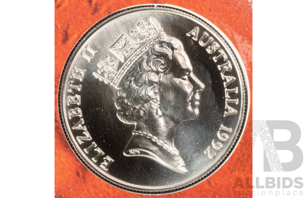 Australian RAM 1992 Silver Ten Dollar Coin, State Series Northern Territory .925