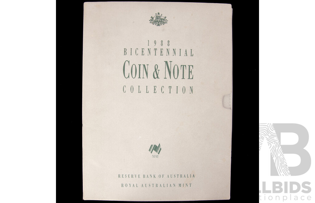 Australian RAM 1988 Coin and Note Collection Folder