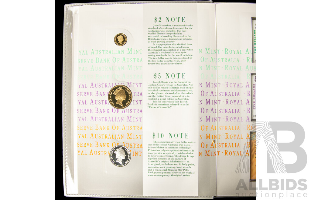 Australian RAM 1988 Coin and Note Collection Folder