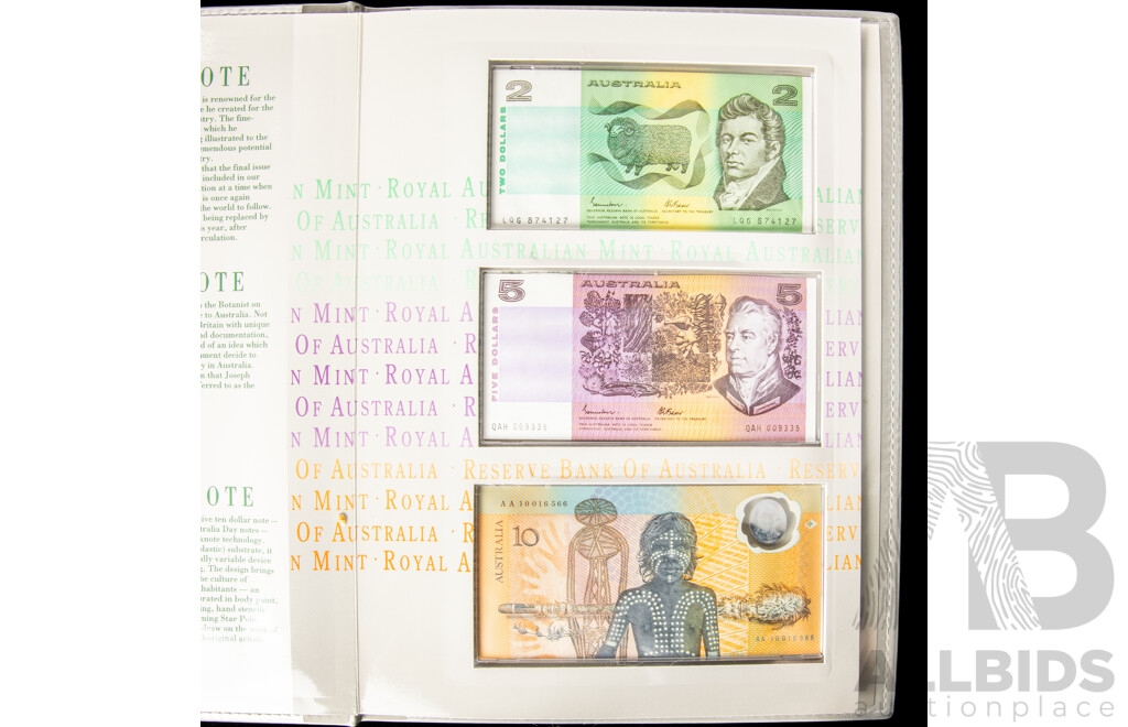 Australian RAM 1988 Coin and Note Collection Folder