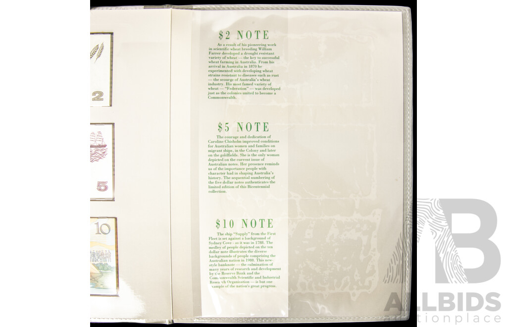 Australian RAM 1988 Coin and Note Collection Folder