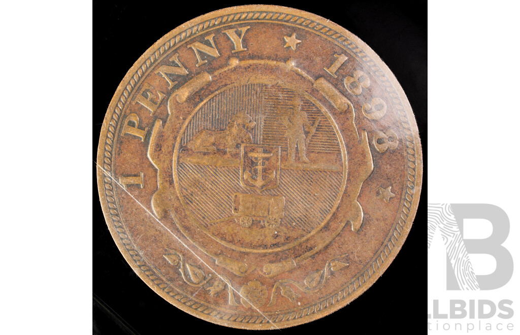 South Africa 1898 One Penny