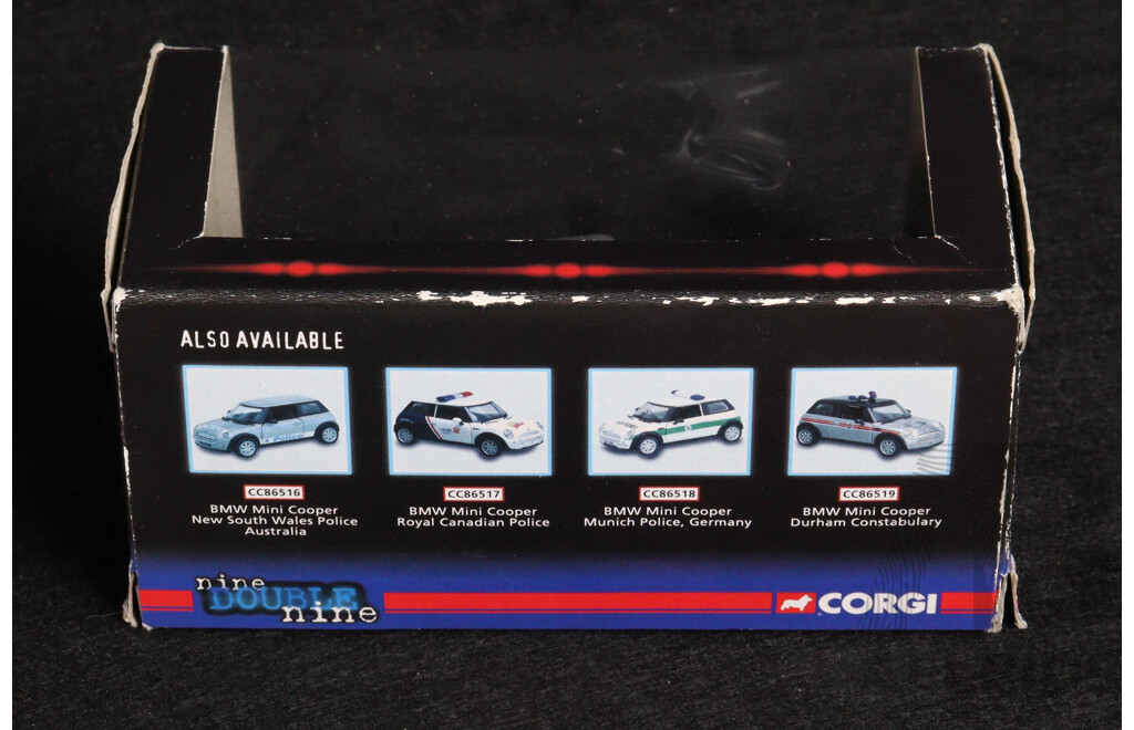 Corgi Diecast BMW Mini Cooper NSW Police Car - 1:36 Scale