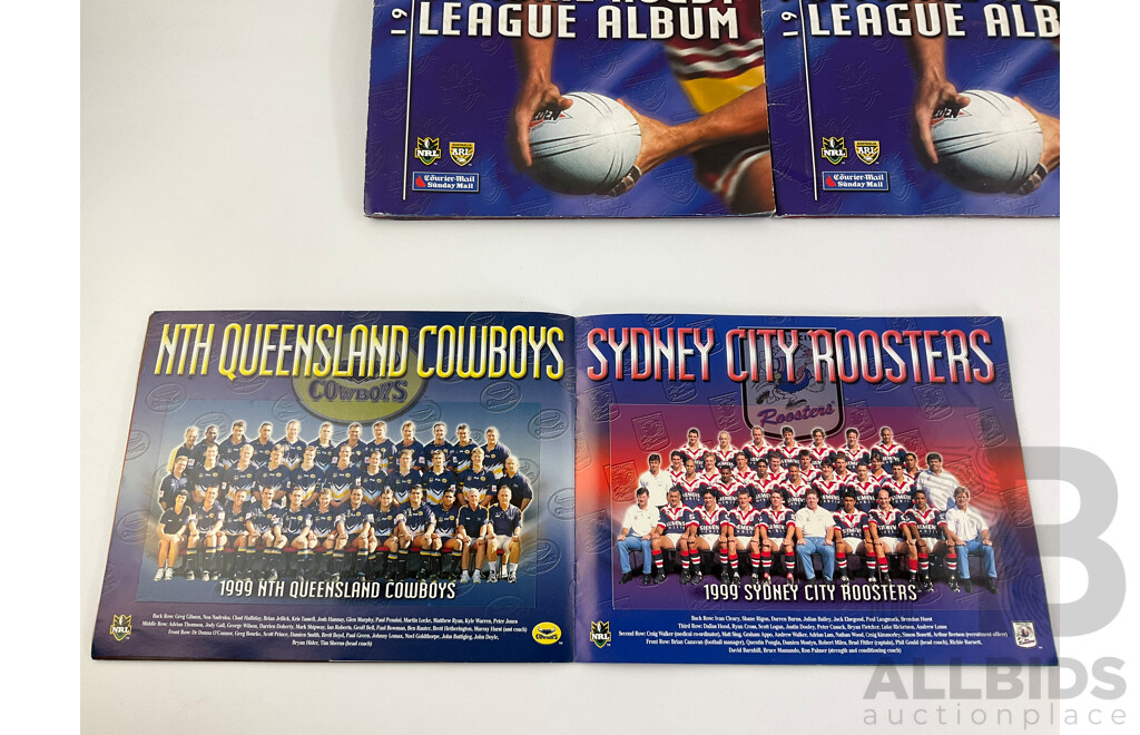 Australian Horse Racing Themed Stamps, Three 1999 Courier Mail Rugby League Albums, UK 1980 Queen Mother PNC