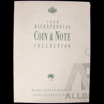 Australian RAM 1988 Coin and Note Collection Folder