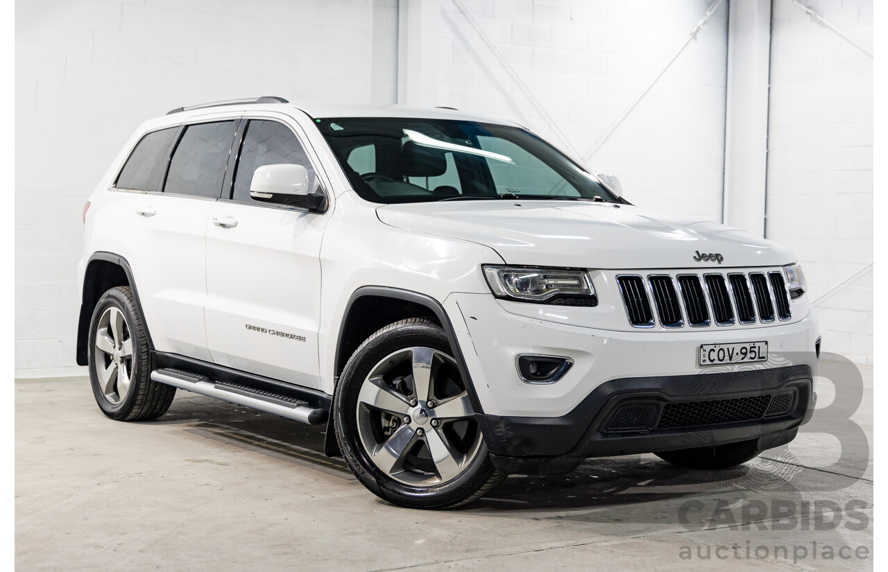 7/2013 Jeep Grand Cherokee Laredo (4x4) WK MY14 4d Wagon Bright White Turbo Diesel 3.0L