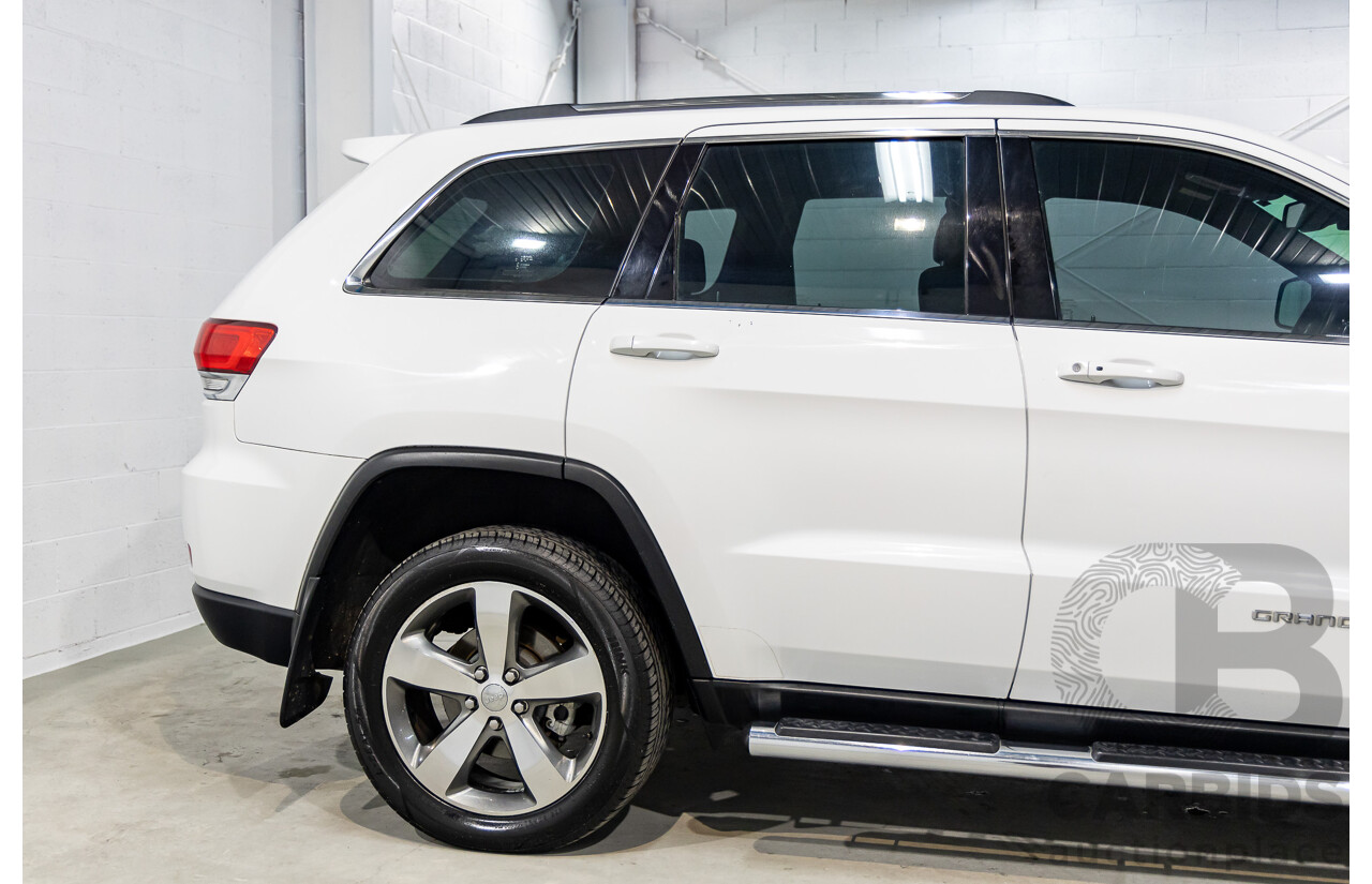 7/2013 Jeep Grand Cherokee Laredo (4x4) WK MY14 4d Wagon Bright White Turbo Diesel 3.0L