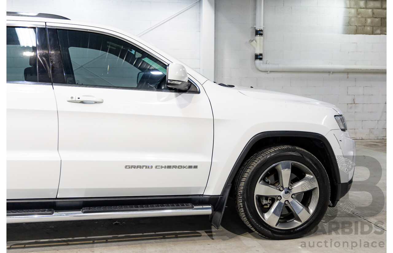 7/2013 Jeep Grand Cherokee Laredo (4x4) WK MY14 4d Wagon Bright White Turbo Diesel 3.0L