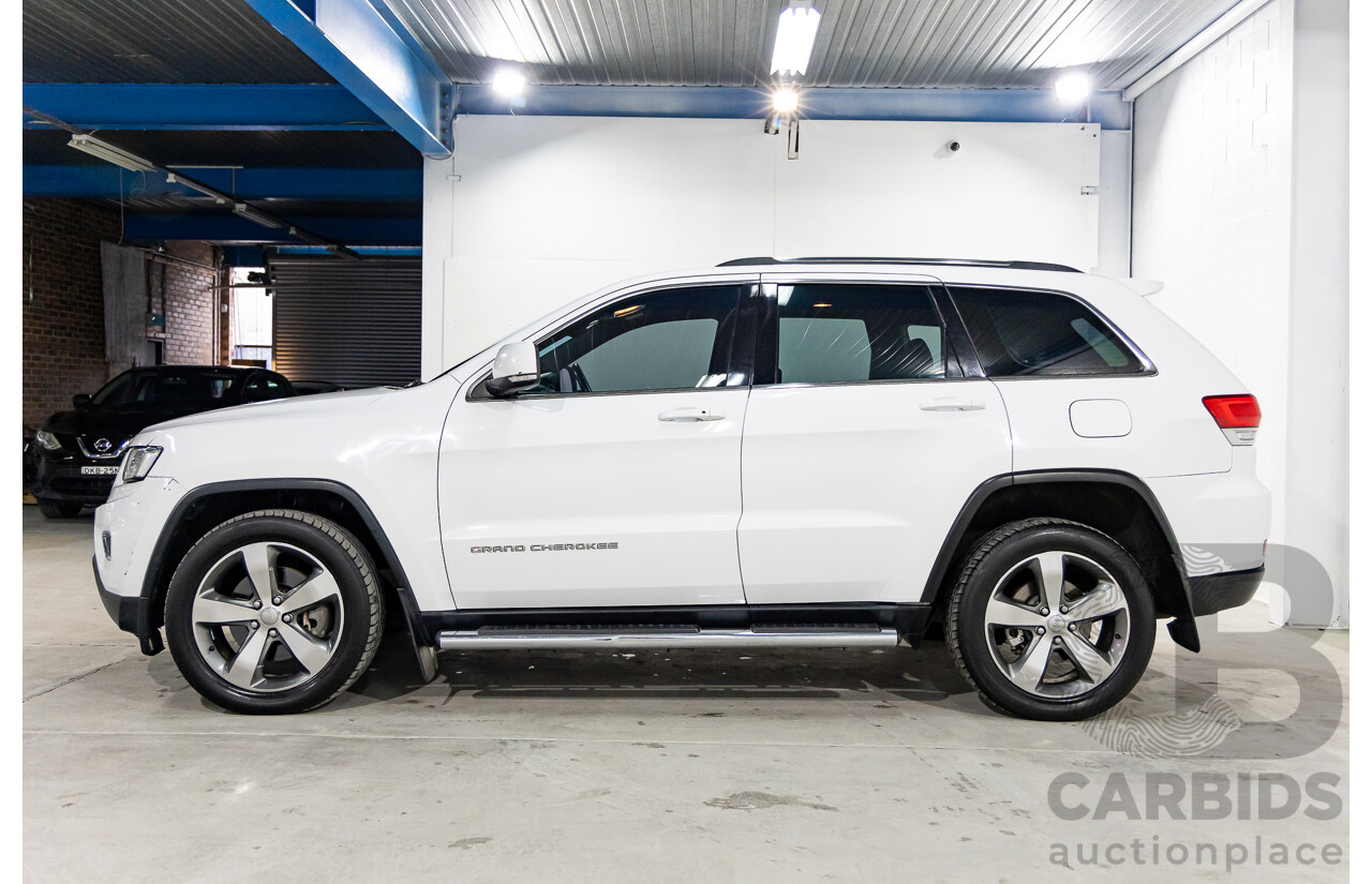 7/2013 Jeep Grand Cherokee Laredo (4x4) WK MY14 4d Wagon Bright White Turbo Diesel 3.0L