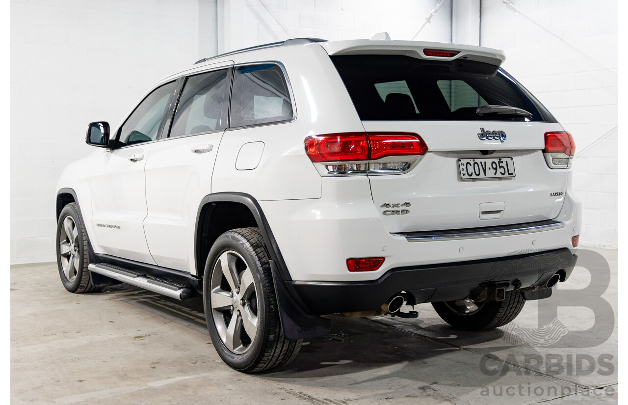 7/2013 Jeep Grand Cherokee Laredo (4x4) WK MY14 4d Wagon Bright White Turbo Diesel 3.0L