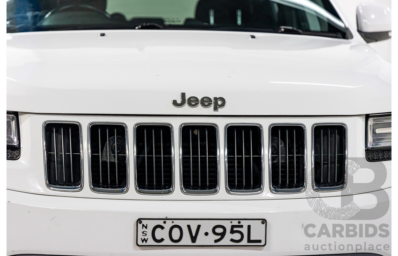 7/2013 Jeep Grand Cherokee Laredo (4x4) WK MY14 4d Wagon Bright White Turbo Diesel 3.0L