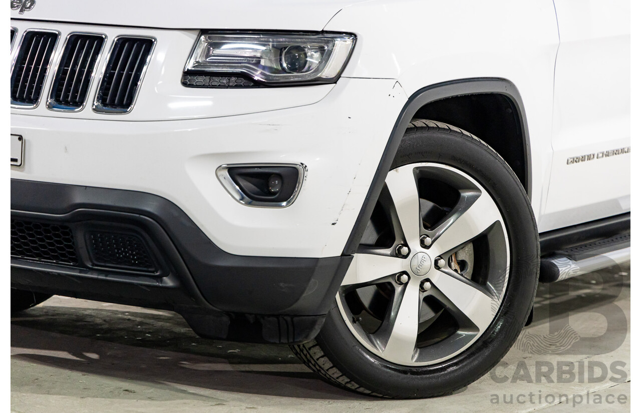 7/2013 Jeep Grand Cherokee Laredo (4x4) WK MY14 4d Wagon Bright White Turbo Diesel 3.0L