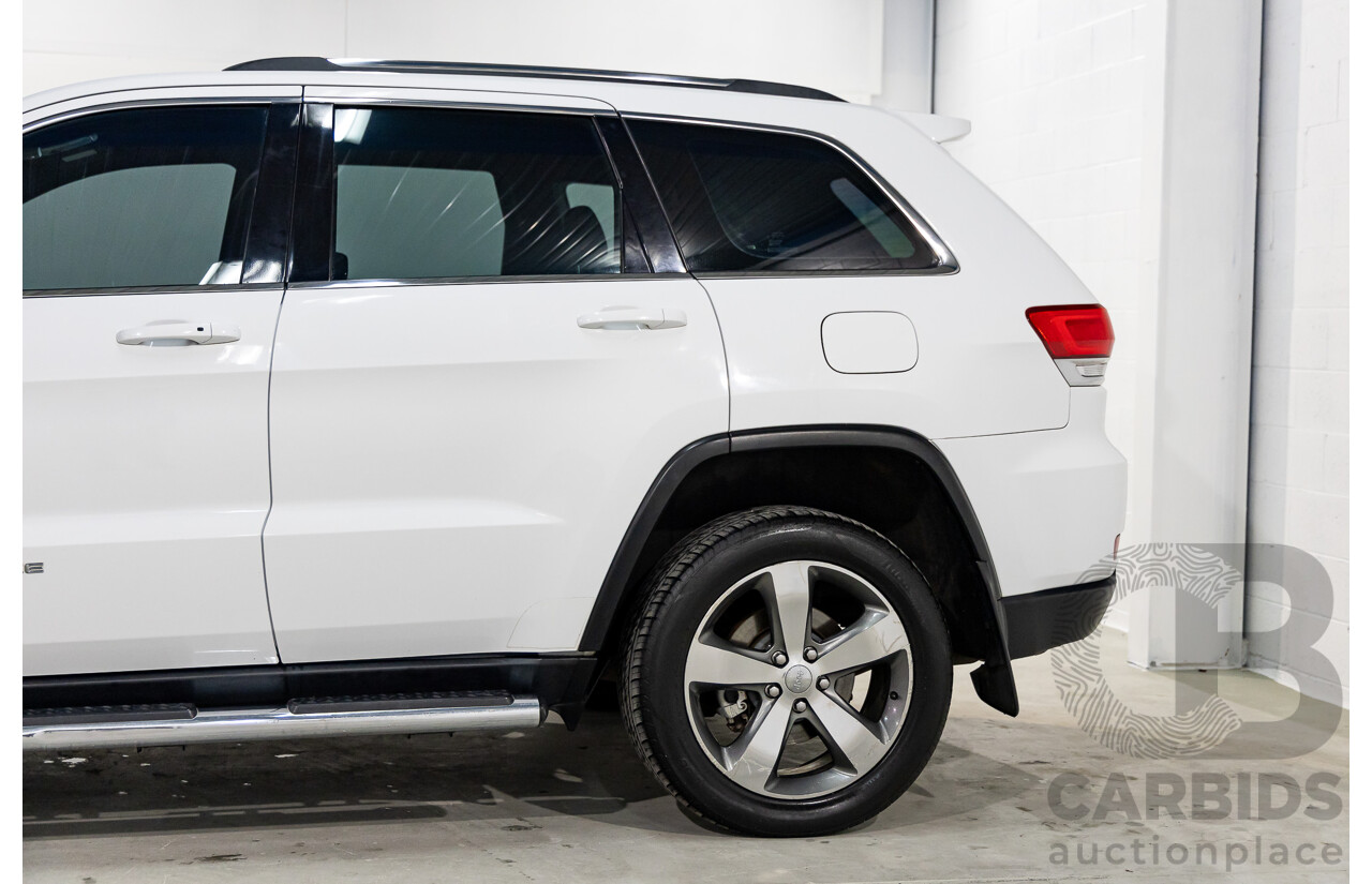 7/2013 Jeep Grand Cherokee Laredo (4x4) WK MY14 4d Wagon Bright White Turbo Diesel 3.0L