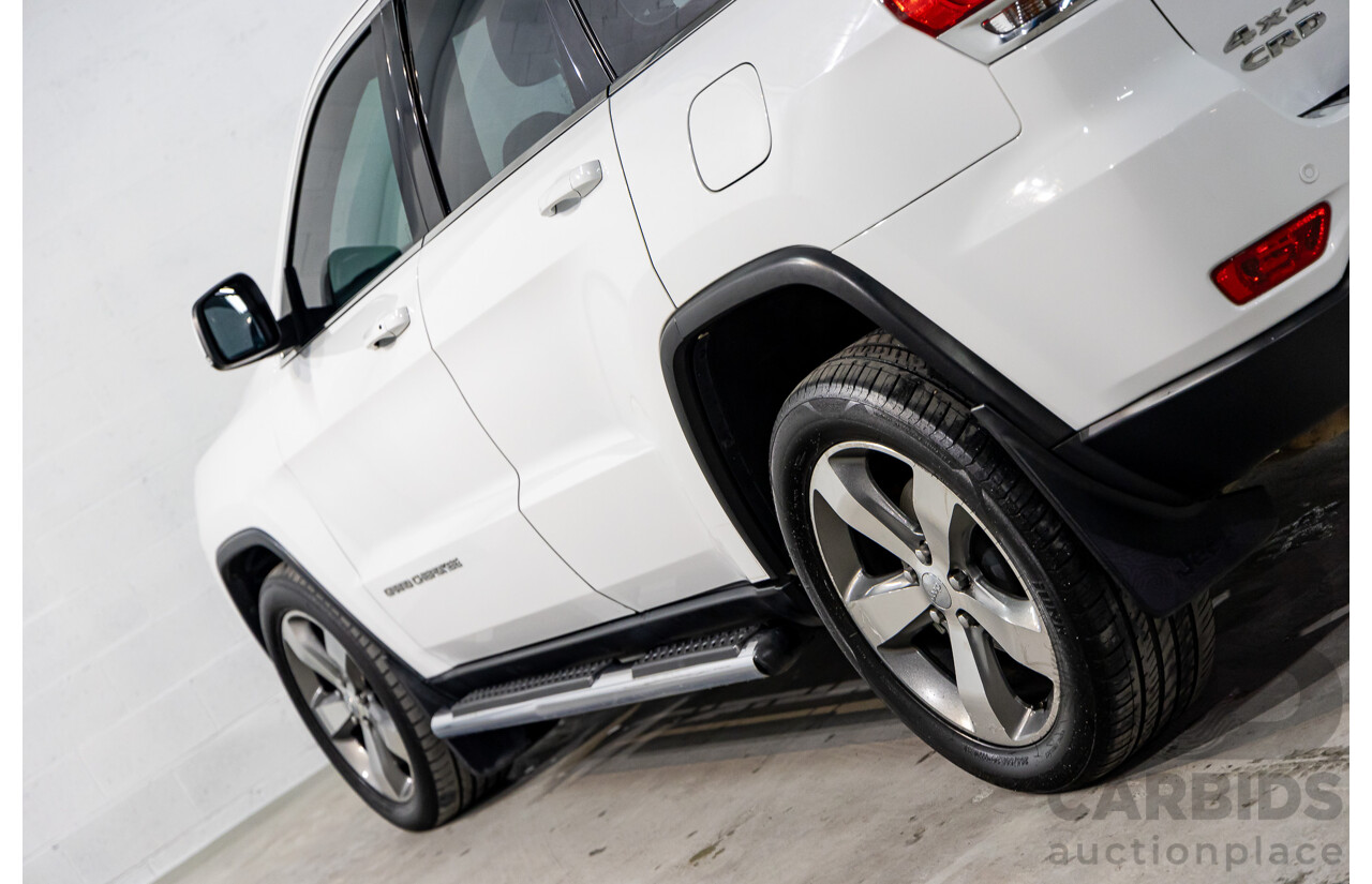 7/2013 Jeep Grand Cherokee Laredo (4x4) WK MY14 4d Wagon Bright White Turbo Diesel 3.0L