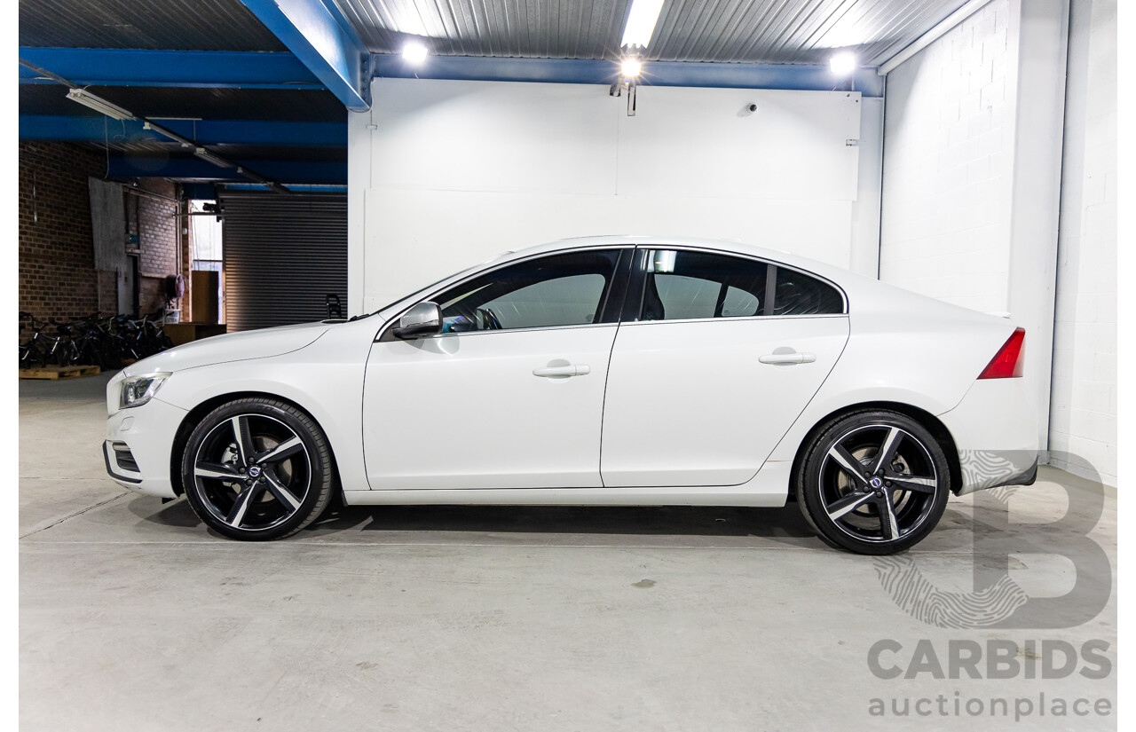 3/2015 Volvo S60 T5 R-Design F MY15 4d Sedan Crystal White Pearl Turbo 2.0L